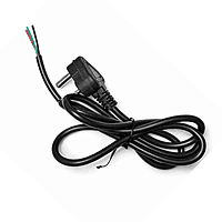Champion 3-Pin Power Cable with Open End 6A, Universal Power Cord for PC, Desktop, Monitor, Printer, LED TV, SMPS, UPS, CCTV Power Supply