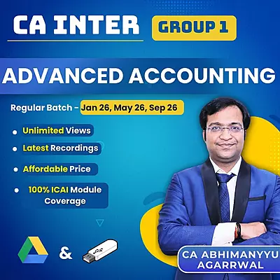 CA Inter Advanced Accounting (Group 1) By CA Abhimanyyu Agarrwal CA Inter Advanced Accounting (Group 1) By CA Abhimanyyu Agarrwal