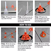 SCL-4 Screw Tile Levelling Clip 4mm (100 Pcs pkt.)