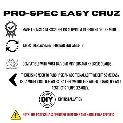 Pro-Spec Easy Cruz for Aprilia RS 457 / Tuono 457 & Bajaj Dominar