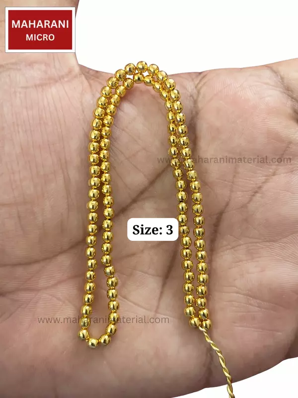 plain micro gold plated ball