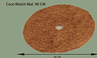 Coco Mulch Mat | Coir Mulching Disc & Rectangle Mat | Natural Coconut Fiber