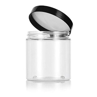 450ml Round PET Jar + 83mm BLACK Cap 450ml Round PET Jar + 83mm BLACK Cap