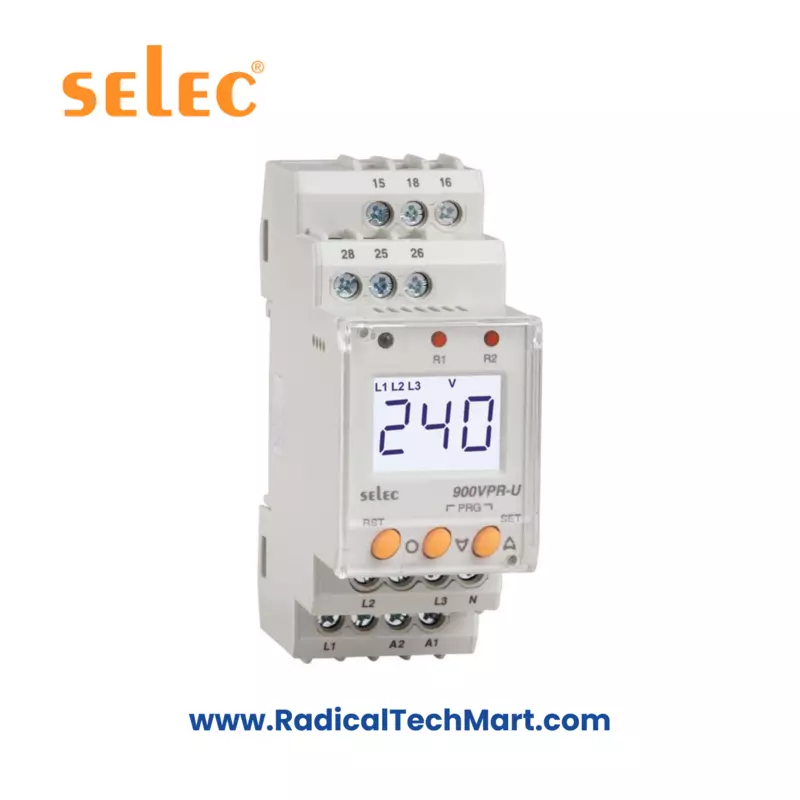 Selec 900VPR-2-300/600V Digital 3Ø Voltage Protection Relay