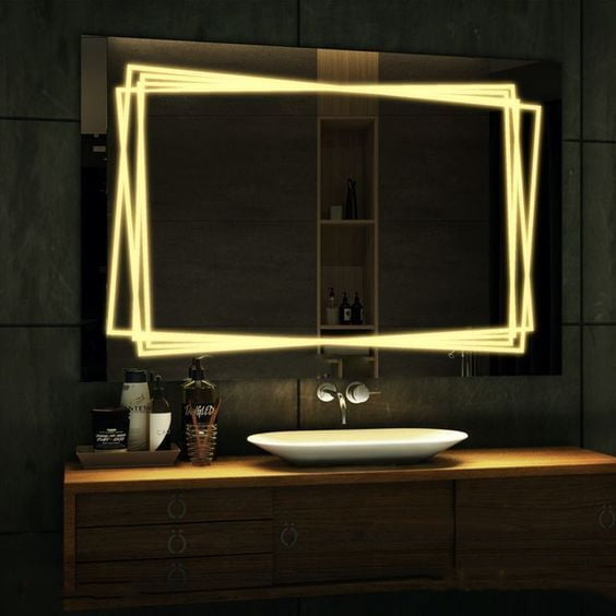 Beautiful LED Mirror Touch Sensor Beautiful LED Mirror Touch Sensor