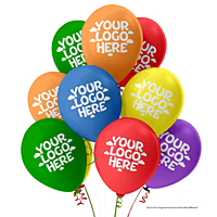 500 pcs Custom Printed Balloons with Logo Name  & Events Promotions