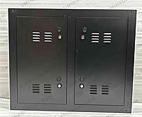 Fan-cooled V2 MS GI outdoor LED cabinet 960 x 800 mm, no bezel, rear access – Lumina