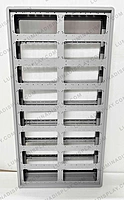Double-sided pole-mount GI LED cabinet 640 x 1280 mm for outdoor standee displays – Lumina