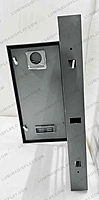 Narrow 640 x 1120 mm MS GI outdoor LED cabinet in grey, back-service design – Lumina