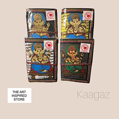Kaagaz Handcrafted Pocket Notebooks (Pack of 4)