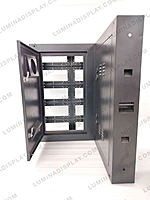 90 degree MS GI corner LED cabinet 1280 x 800 mm P4, powder-coated – Lumina Display Systems