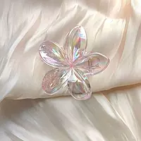 Transparent Glossy Flower Hair clip