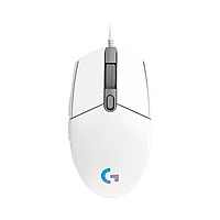 Logitech G203 Lightsync RGB Gaming Mouse – 8000 DPI | 6 Buttons | White