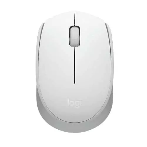 Logitech M171 Wireless Optical Mouse – 1000 DPI Ambidextrous White