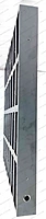 Square 1280 x 1280 mm MS GI outdoor LED cabinet, powder-coated matte, back service – Lumina