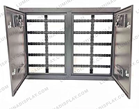 MS GI outdoor LED cabinet 1280 x 960 mm V2 with cooling fans, bezel-free frame – Lumina