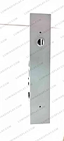 Grey MS GI outdoor LED cabinet 640 x 1280 mm, portrait format, back-service access – Lumina