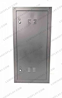 MS GI outdoor P4 LED cabinet 640 x 1280 mm, powder-coated matte, back service – Lumina