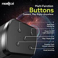 Frontech SW-0181 Echolight speakers deliver vibrant sound with dynamic RGB lighting—perfect for music, gaming, and entertainment.