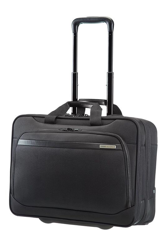 Samsonite Vectura Laptop Rolling Tote – Office Travel Bag | Polyester | Black