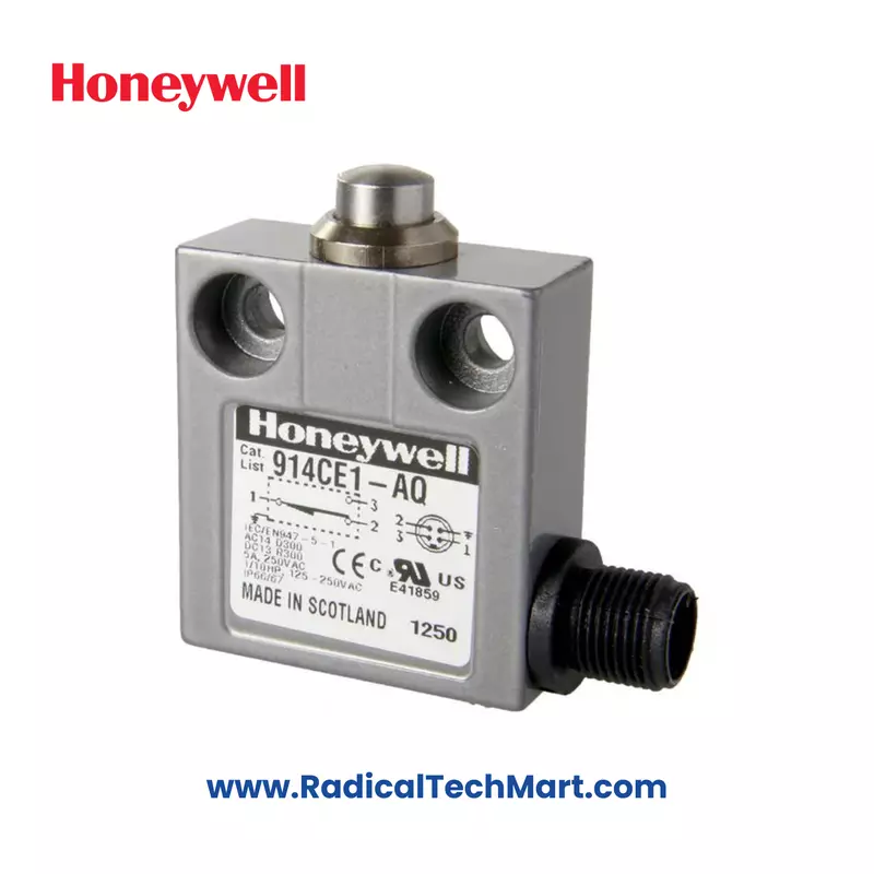 Honeywell 914CE1-AQ1 Compact Limit Switch with Top Pin Plunger and IP68 Sealing