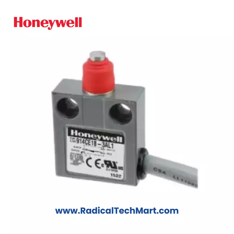 Honeywell 914CE16-6AN14 Front Rotary Limit Switch with SPDT Contacts and 6-Foot Cable