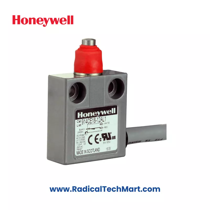 Honeywell 914CE18-12AL1 Compact Limit Switch with SPDT Contacts and M12 Connector