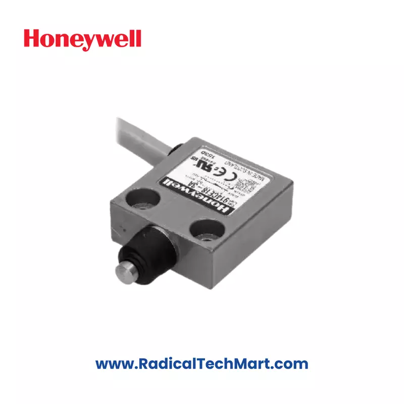 Honeywell 914CE18-3A Limit Switch with Top Pin Plunger and Boot Seal – IP68 Rated