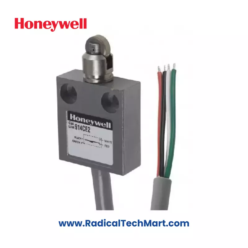 Honeywell 914CE2-33N37 Limit Switch with Top Roller Plunger and M12 Connector