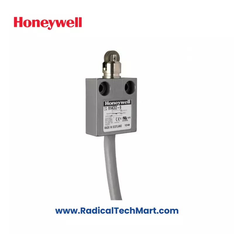 Honeywell 914CE2-9 Limit Switch with Top Roller Plunger and 9ft Cable