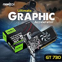 Frontech GRP-0002 – GT730 GPU with reliable graphics, low power consumption, and support for light gaming and multimedia tasks.