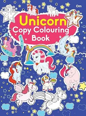Copy Colouring Book Unicorn