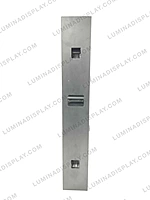 Square MS GI outdoor LED cabinet 768 x 768 mm for 192 x 192 modules, back service – Lumina