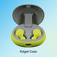 Zebronics Zeb-Sound Bomb N1 True Wireless In Ear Earbuds with ENC, Gaming Mode (up to 50ms), up to 18H Playback, Bluetooth V5.2, Fidget Case, Voice Assistant, Splash Proof, Type C, and Mic