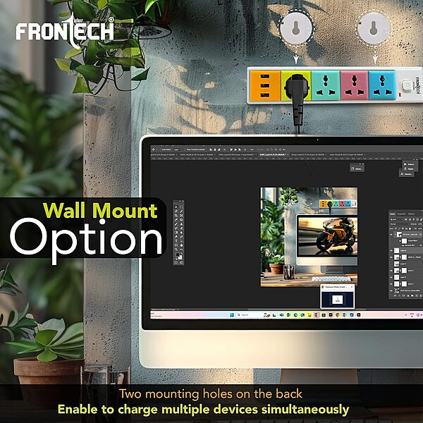 Frontech FT-3546 – High-quality 5-meter power cable with secure connectors, ideal for safe and efficient power transfer.