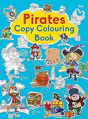 Copy Colouring Book Pirates