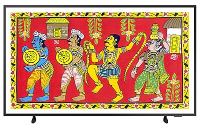 Samsung 139 cm (55 inches) The Frame Series 4K Ultra HD Smart QLED TV QA55LS03BAKLXL