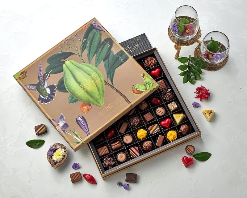 SMOOR Luxury Couverture Chocolate Box Premium Chocolate Gift Hamper for Birthday, Anniversary, Mother's Day, Rakhi, Diwali & Special Occasions 49 Count (Pack of 1)