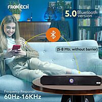 Frontech SW-0071 Echolite speakers deliver crystal-clear audio with stylish RGB lighting—perfect for music, gaming, and entertainment setups.