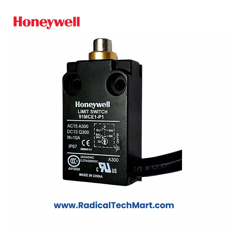 Honeywell 91MCE1-S1 Compact Limit Switch – Top View