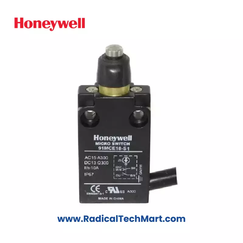 Honeywell 91MCE18-S1 Industrial Limit Switch – Compact & Prewired