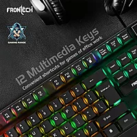 Fury Gaming Keyboard & Mouse Combo features vibrant RGB backlighting, customizable keys, and ergonomic design for ultimate comfort. Perfect for gamers seeking precision and style in their setup.