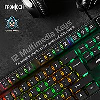 Fury Gaming Keyboard & Mouse Combo features vibrant RGB backlighting, customizable keys, and ergonomic design for ultimate comfort. Perfect for gamers seeking precision and style in their setup.