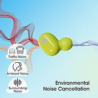 Zebronics Zeb-Sound Bomb N1 True Wireless In Ear Earbuds with ENC, Gaming Mode (up to 50ms), up to 18H Playback, Bluetooth V5.2, Fidget Case, Voice Assistant, Splash Proof, Type C, and Mic