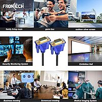 Frontech VGA Cable – Clear & Stable Video Output Cable for Reliable Connectivity