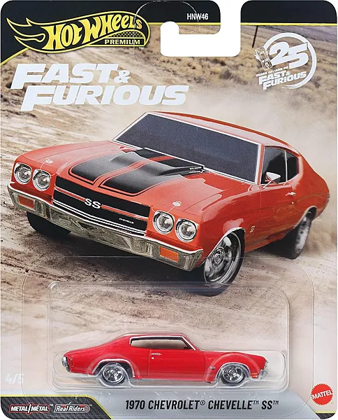 Hot Wheels Fast and Furious 1970 Chevrolet Chevelle