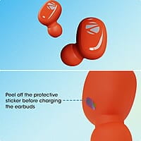 Zebronics Zeb-Sound Bomb N1 True Wireless In Ear Earbuds with ENC, Gaming Mode (up to 50ms), up to 18H Playback, Bluetooth V5.2, Fidget Case, Voice Assistant, Splash Proof, Type C, and Mic