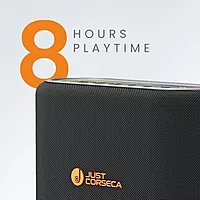 Just Corseca Sonic Spark 180W Bluetooth Speaker – BT 5.0 | TWS | 15H Playtime | Black