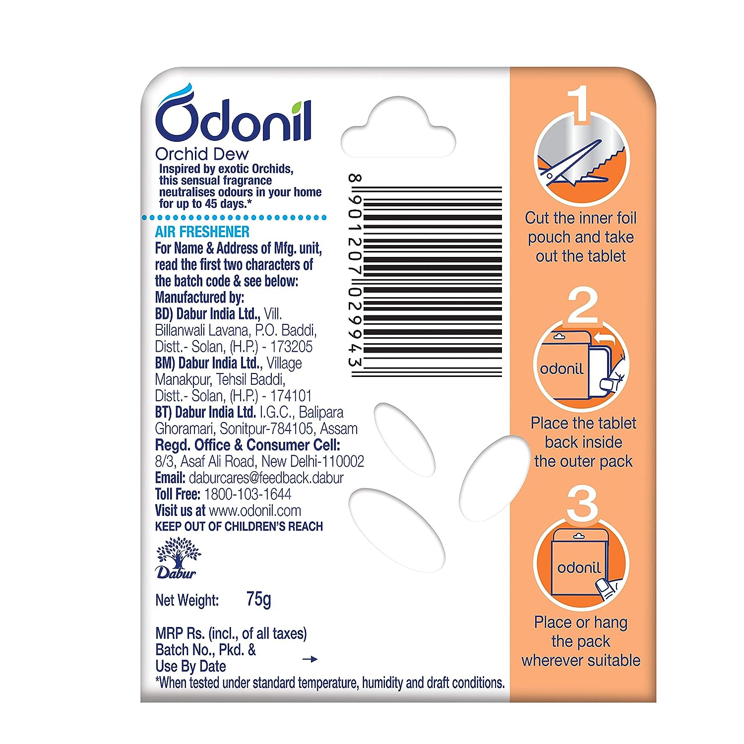 Odonil Air Freshener Mystic Rose