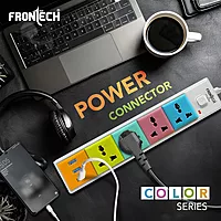 Frontech FT-3546 – High-quality 5-meter power cable with secure connectors, ideal for safe and efficient power transfer.